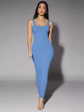 Robe tank col rond pastel Silquee pour femme
